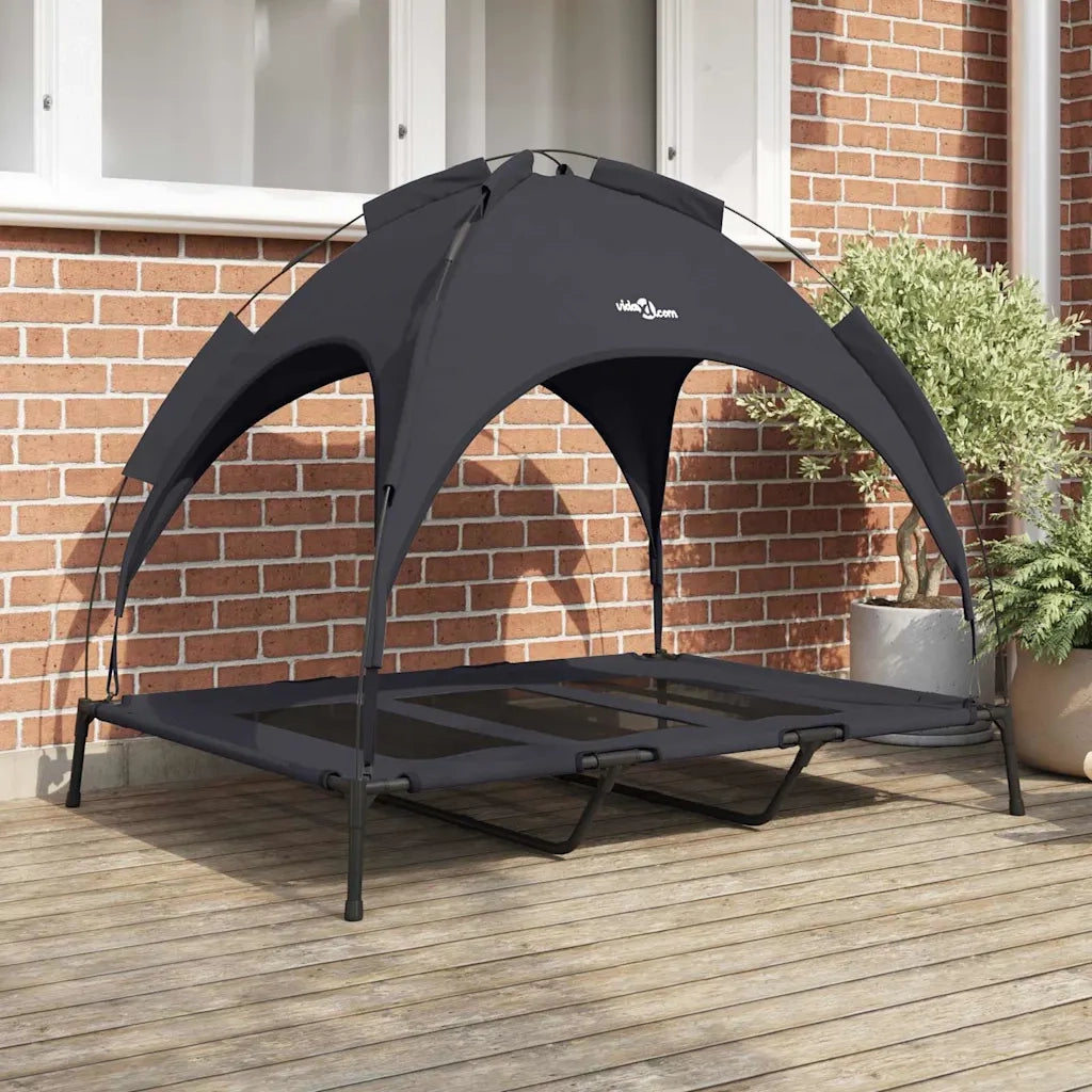 Letto per Cani Nero 122 x 93 x 106,5 cm Acciaio CFW9394842