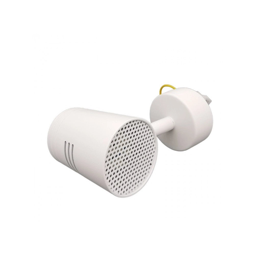 Trade Shop - Porta Faretto Proiettore Orientabile Da Soffitto Parete A Cilindro Gu10 P28-gu10 - Bianco