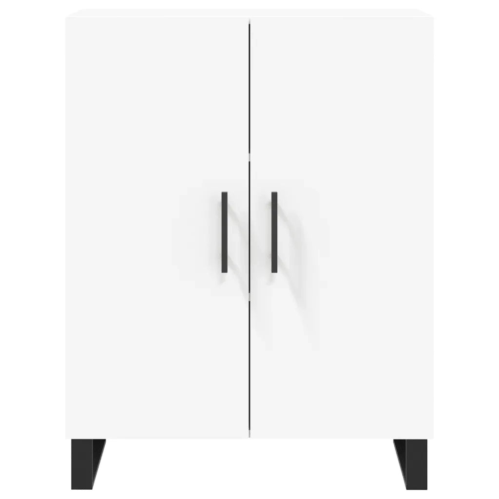 Credenza | Madia | Buffet da pranzo | Armadio da pranzo Bianca 69,5x34x180 cm in Legno Multistrato
