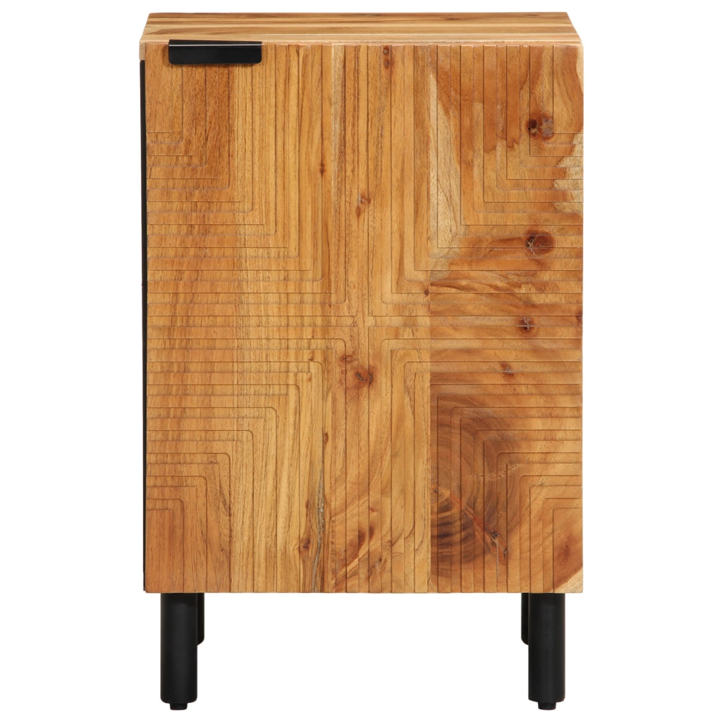 Armadio da bagno  38x33,5x58 cm in legno massello di acacia