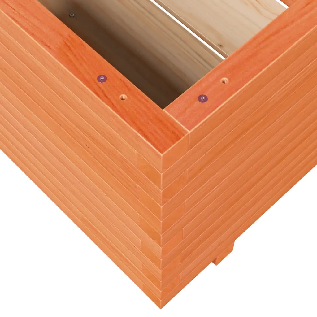 Fioriera Giardino Marrone Cera 90x60x49,5cm Legno Massello Pino 3282566