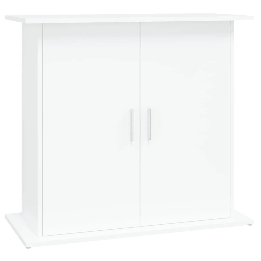 Base per mobiletto per acquario 81 x 36 x 73 cm legno ingegnerizzato bianco 02_0045073