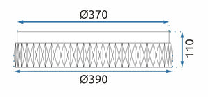 Lampada Da Soffitto App1742-c 40 Cm Chrome