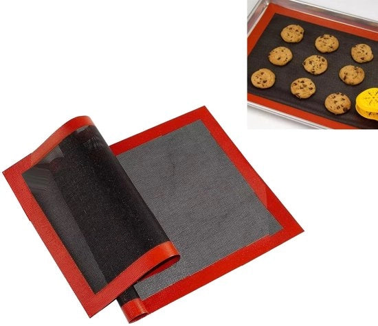 Matte silicatica per forno - Superficie perforata - Rivestimento antiscivolo - Resistente al calore - 30x40cm - Facile da pulire