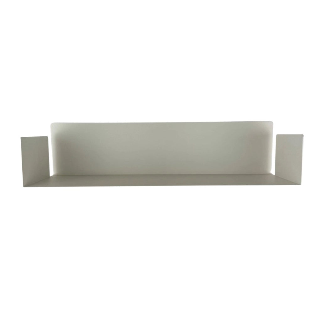ZOI LINE180 Mensola 50 cm in Acciaio Verniciato 1,5 mm con Schiena 12 cm – Ripiano da Parete Moderno per Cucina, Bagno, Ingresso e Soggiorno Colore Mensole: Bianco