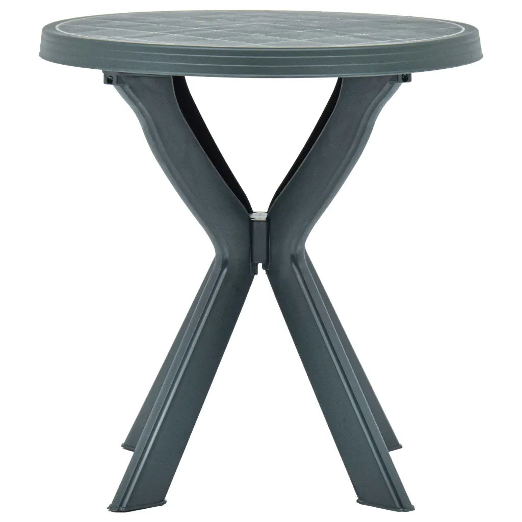 Tavolino da Giardino | Tavolo da Bistrot Verde ?70 cm in Plastica