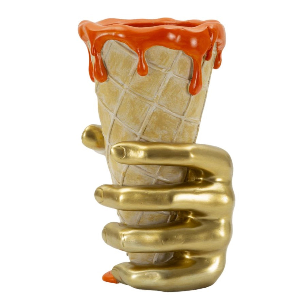 Scultura Gelato, Multicolore, Poliresina, 18x16x26 cm