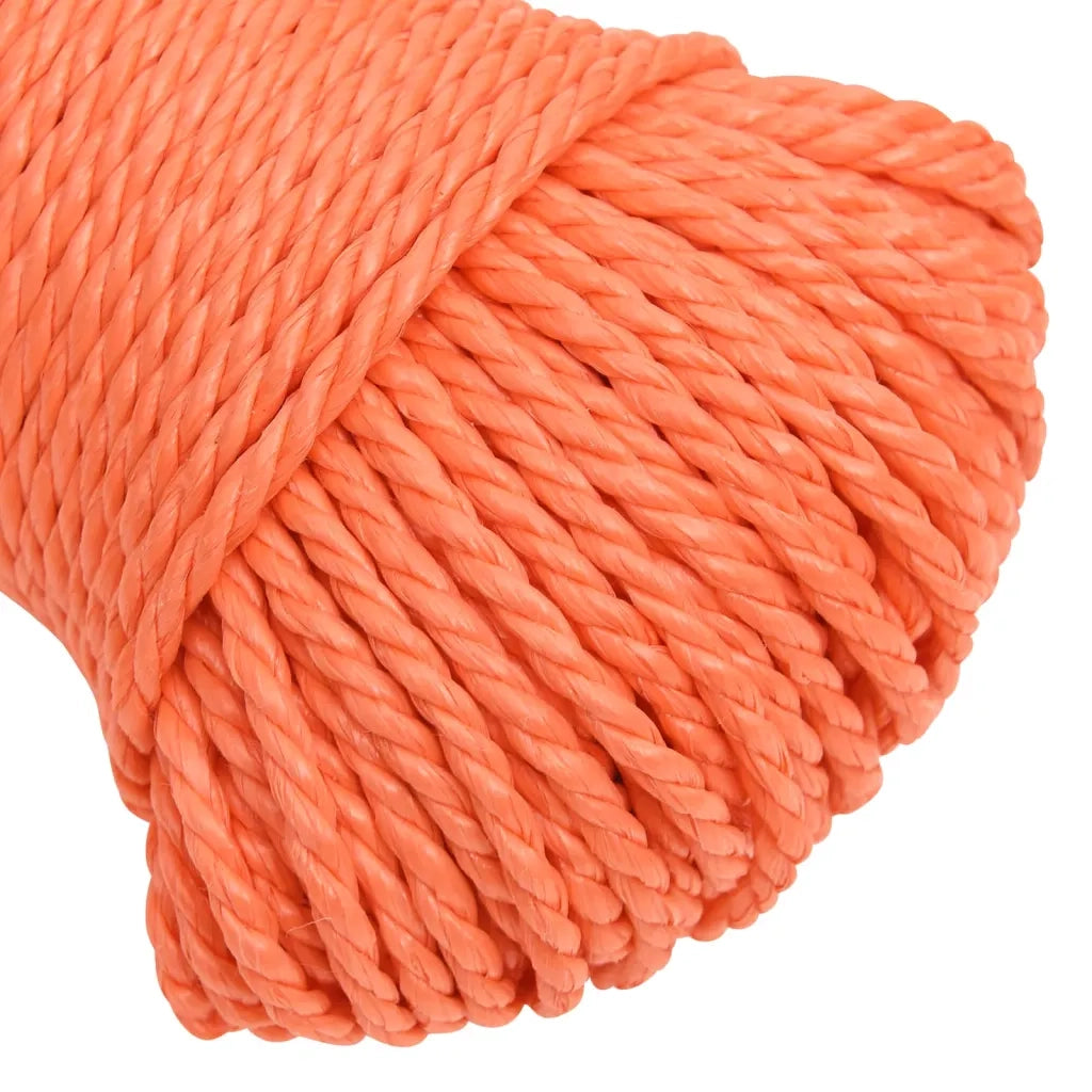 Corda da Lavoro Arancione 3 mm 500 m in Polipropilene 152922