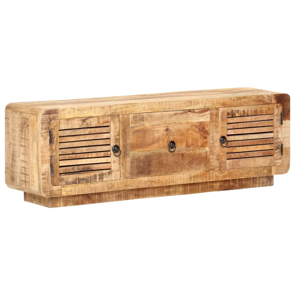 Mobile Porta TV 120x30x40 cm in Legno di Mango Grezzo cod mxl 25964