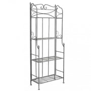 SCAFFALE NOELLE 4 PIANI BIANCO OSSIDATO