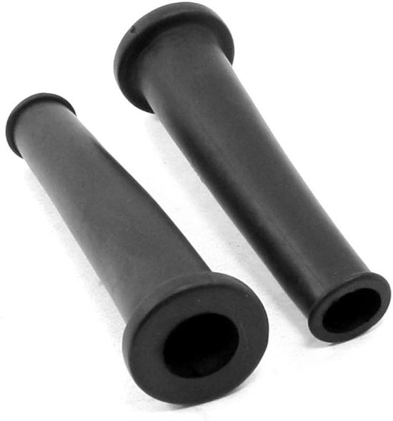 PVC Protezioni Cavi - Diametro 9-12 mm - Nero - 8,3 cm - Protezione per Cavi - 2 Pezzi