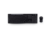 Logitech mk270 combo tastiera e mouse wireless per windows, 2,4 ghz wireless, mouse compatto, 8 tasti multimediali e di scelta rapida, durata della batteria 2 anni, per pc, laptop - 920-004512