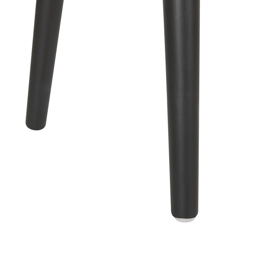 Comodino Sgabello Contenitore rosa imbottito in velluto a coste con gambe nere a forma di valigia con bottoni