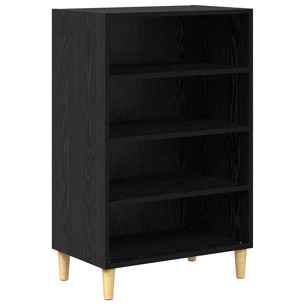 Credenza Rovere Nero 57 x 35 x 89.5 cm Legno multistrato 875124
