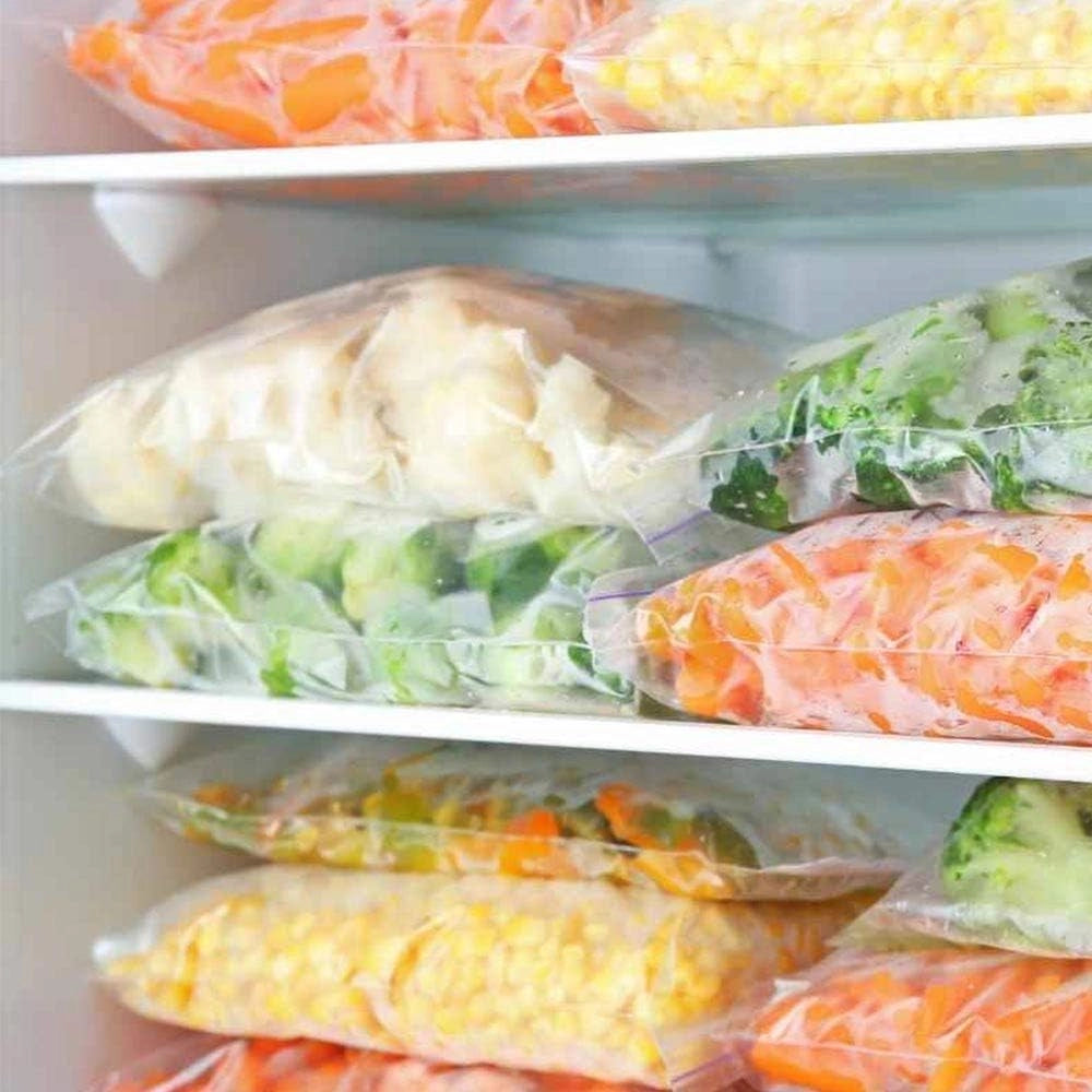 3 x Rotoli Sacchetti Freezer per Alimenti 900 sacchi Congelatore Frigo 28x42cm