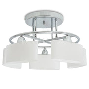Lampada Soffitto Paralumi Elissoidi Vetro 5 Lampadine E14 200 W CFW9656438