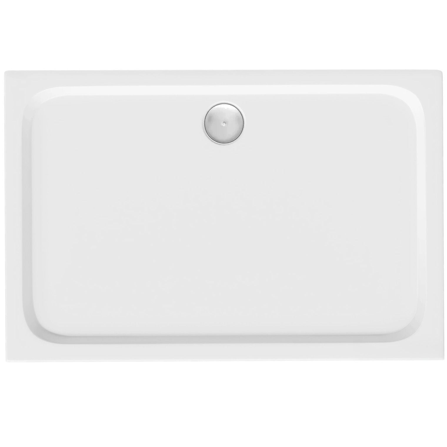 Piatto Doccia Acrilico Rea Belmond White 80x100