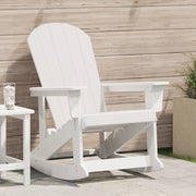 Sedia a Dondolo Adirondack Bianca 73.5x92x90 cm HDPE