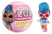 L.O.L Surprise Limited Edition Summer Dayz ,Bambolina con 7 accessori inclusi,MGA,Eta 3+