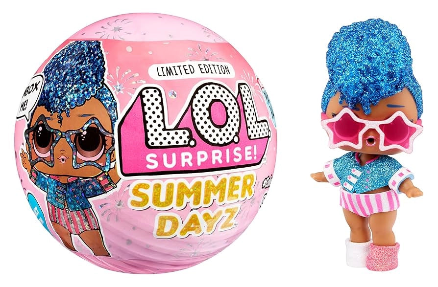 L.O.L Surprise Limited Edition Summer Dayz ,Bambolina con 7 accessori inclusi,MGA,Eta 3+