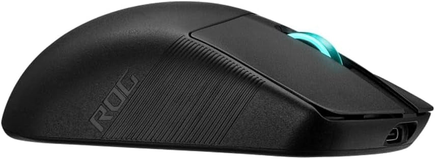 ROG Harpe Ace Aim Lab Edition Mouse Gaming, Super Leggero, 36000 dpi, Wireless 2.4 GHz, Bluetooth, Bassa Latenza, USB, Batteria a Lunga Durata, Illuminazione RGB Aura Sync, Bianco