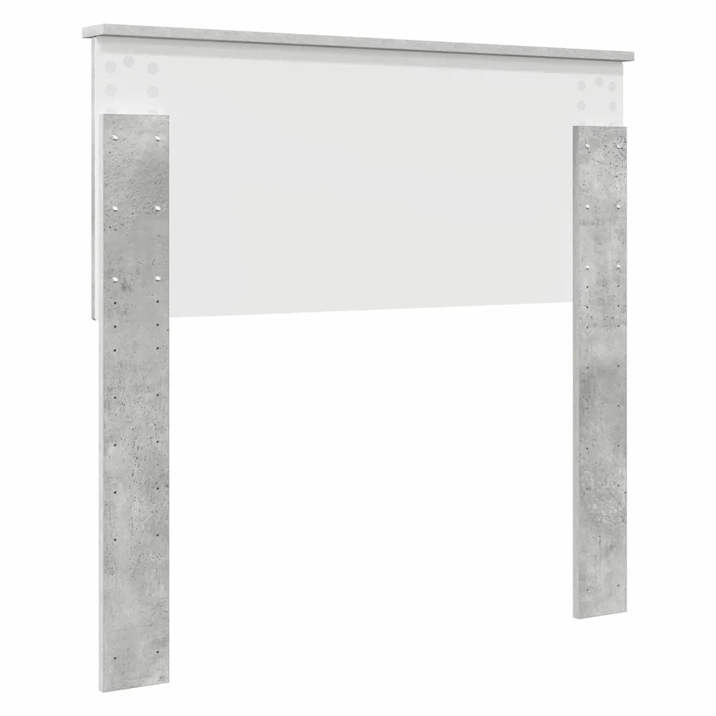 Testiera-Testata-Testiera Decorativa Grigio cemento 90 cm Legno multistrato 137433