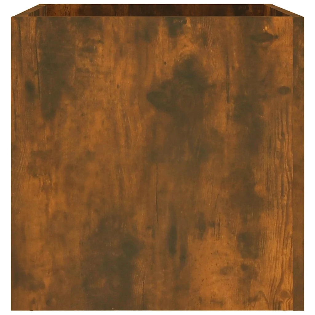 Fioriera Rovere Fumo 40x40x40 cm in Legno Multistrato 820499