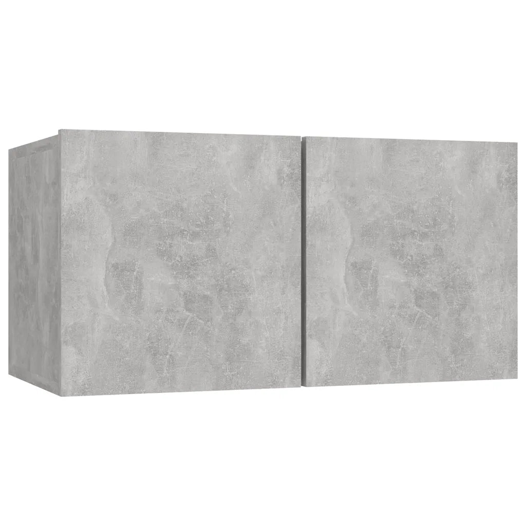 Set Porta TV 7 pz Grigio Cemento in Truciolato  cod mxl 62105