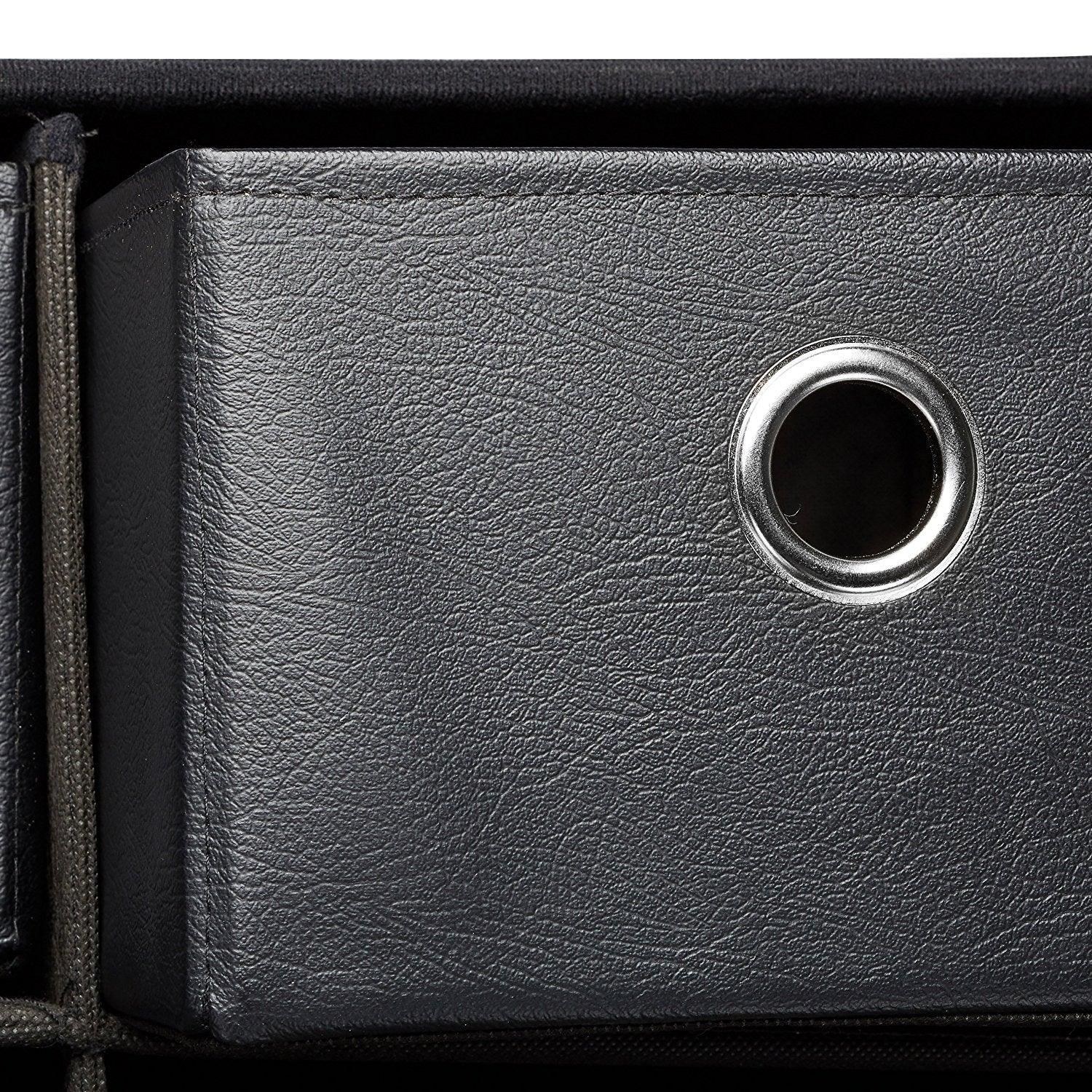 Contenitore panca con cassetti 76 cm nero 3013003