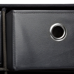 Contenitore panca con cassetti 76 cm nero 3013003