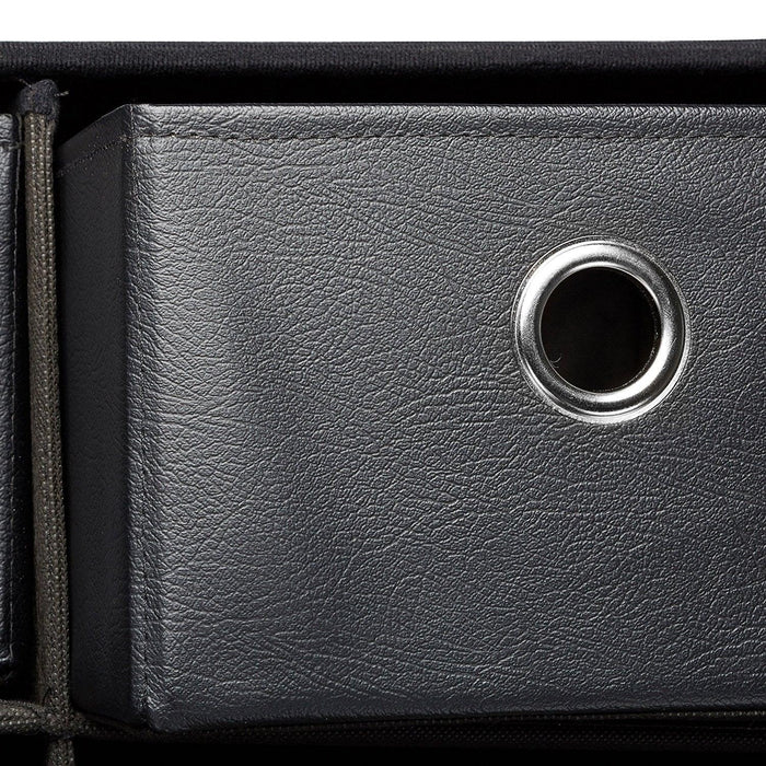 Contenitore panca con cassetti 76 cm nero 3013003