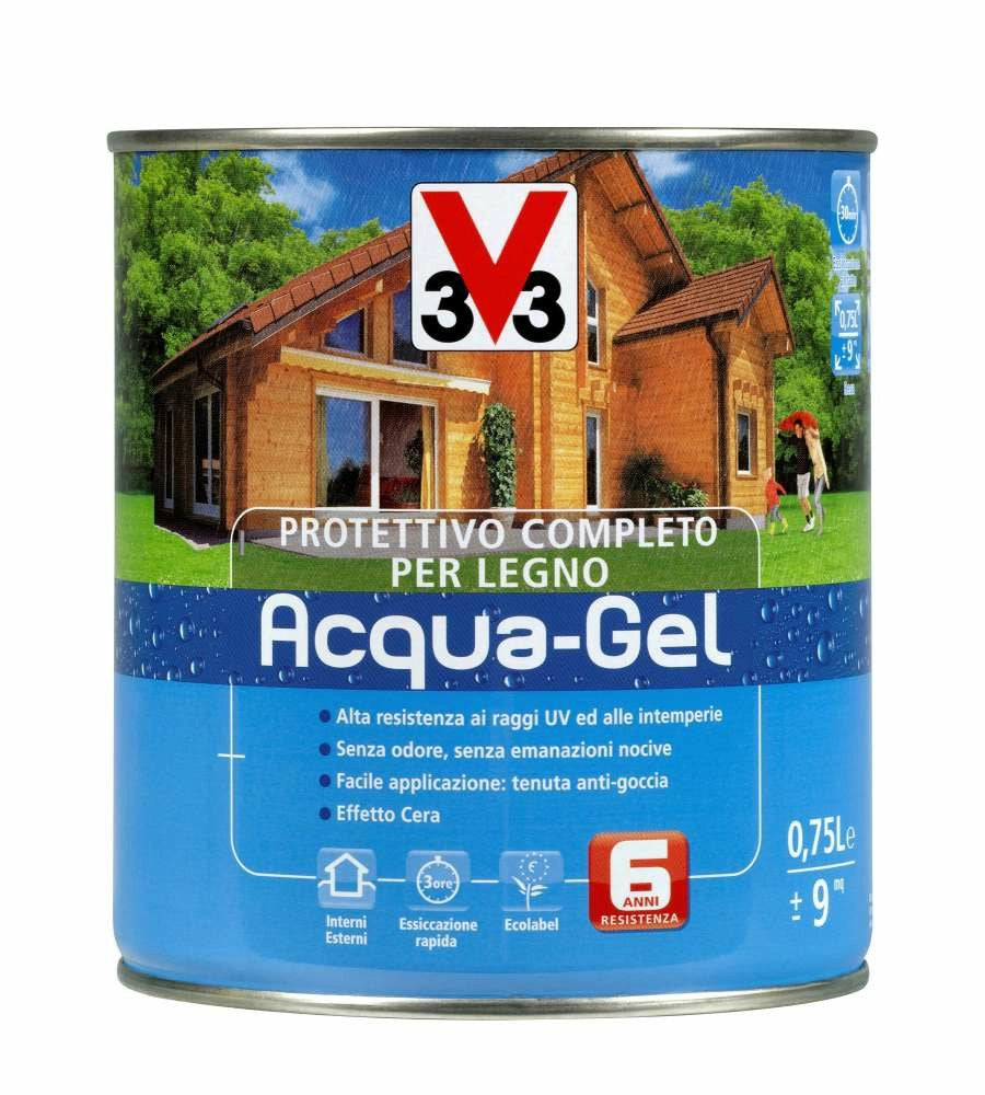 PROTETTIVO COMP. LEGNO ACQUAGEL CAST.CHIARO 0,75LT - V33