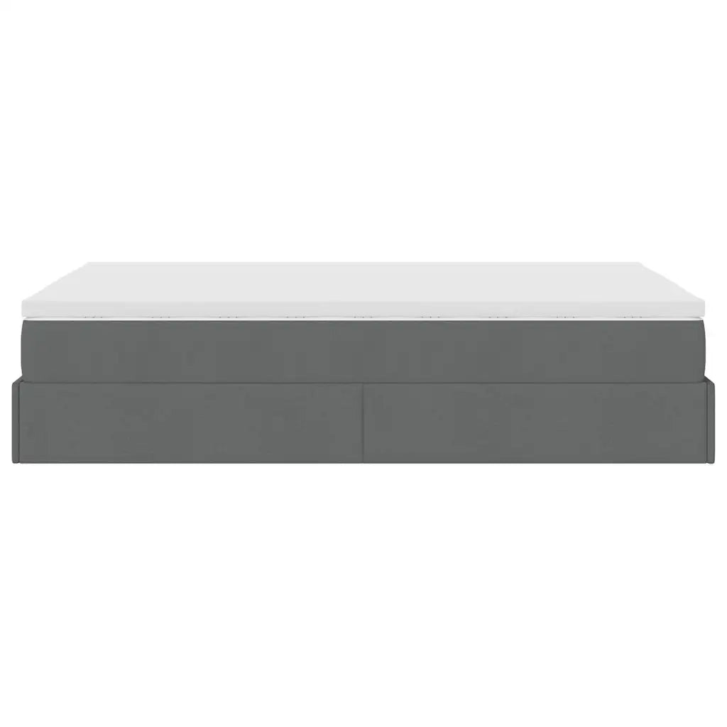 Struttura Letto Pouf con Materasso 120x200 cm in Tessuto 3311100
