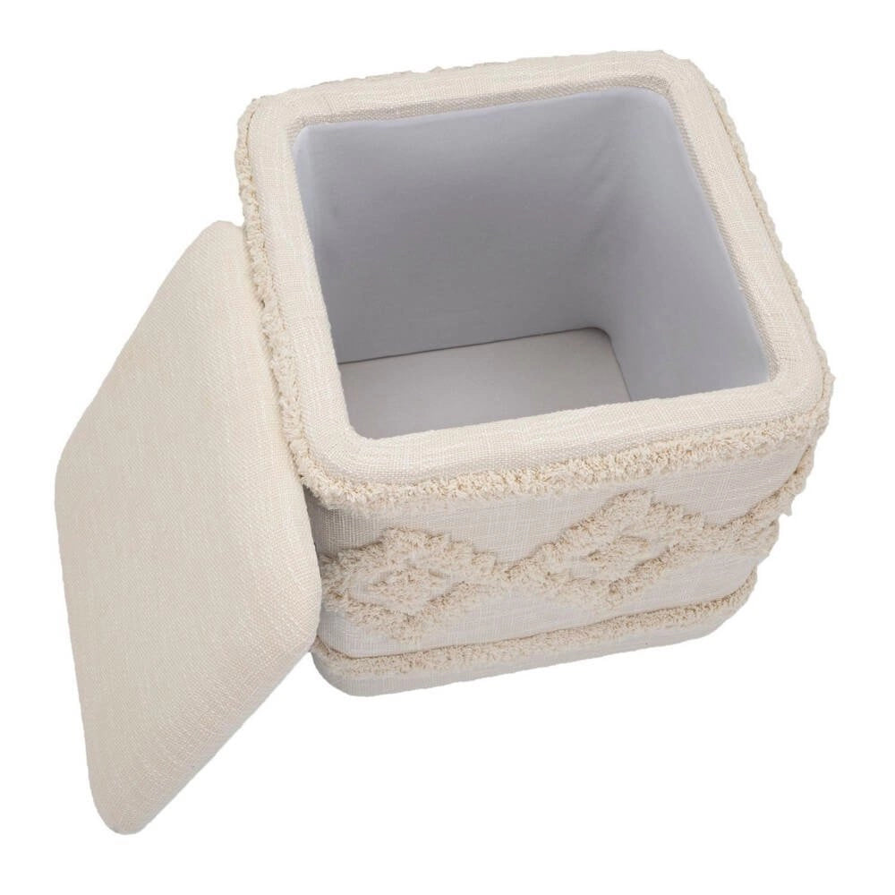 Puff Contenitore Quadrato cm 40X40X40 - DAMASCO