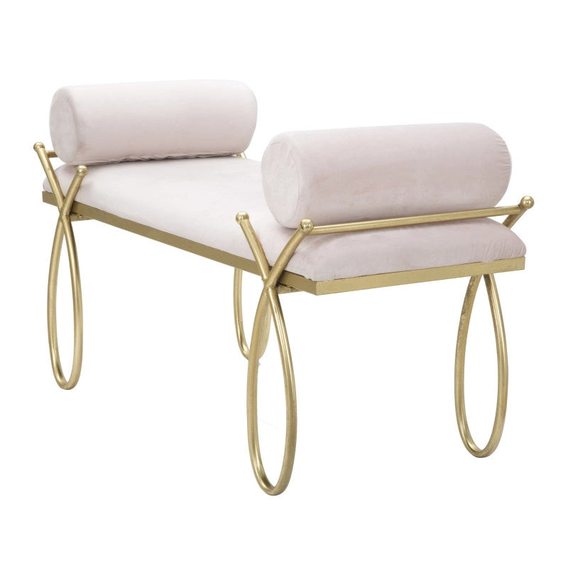 Panca Ribbon Rosa cm 112,5x49x53