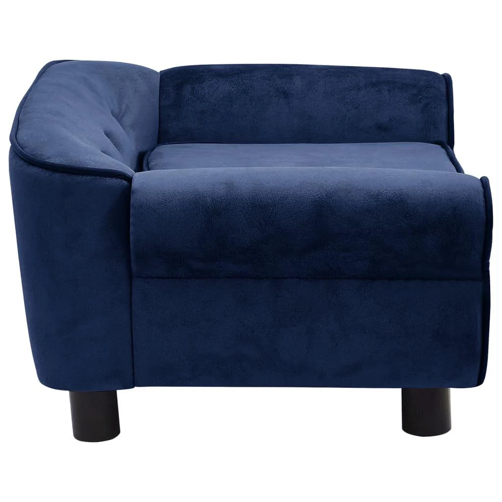 Divano per cani 72 cm peluche blu 02_0000107