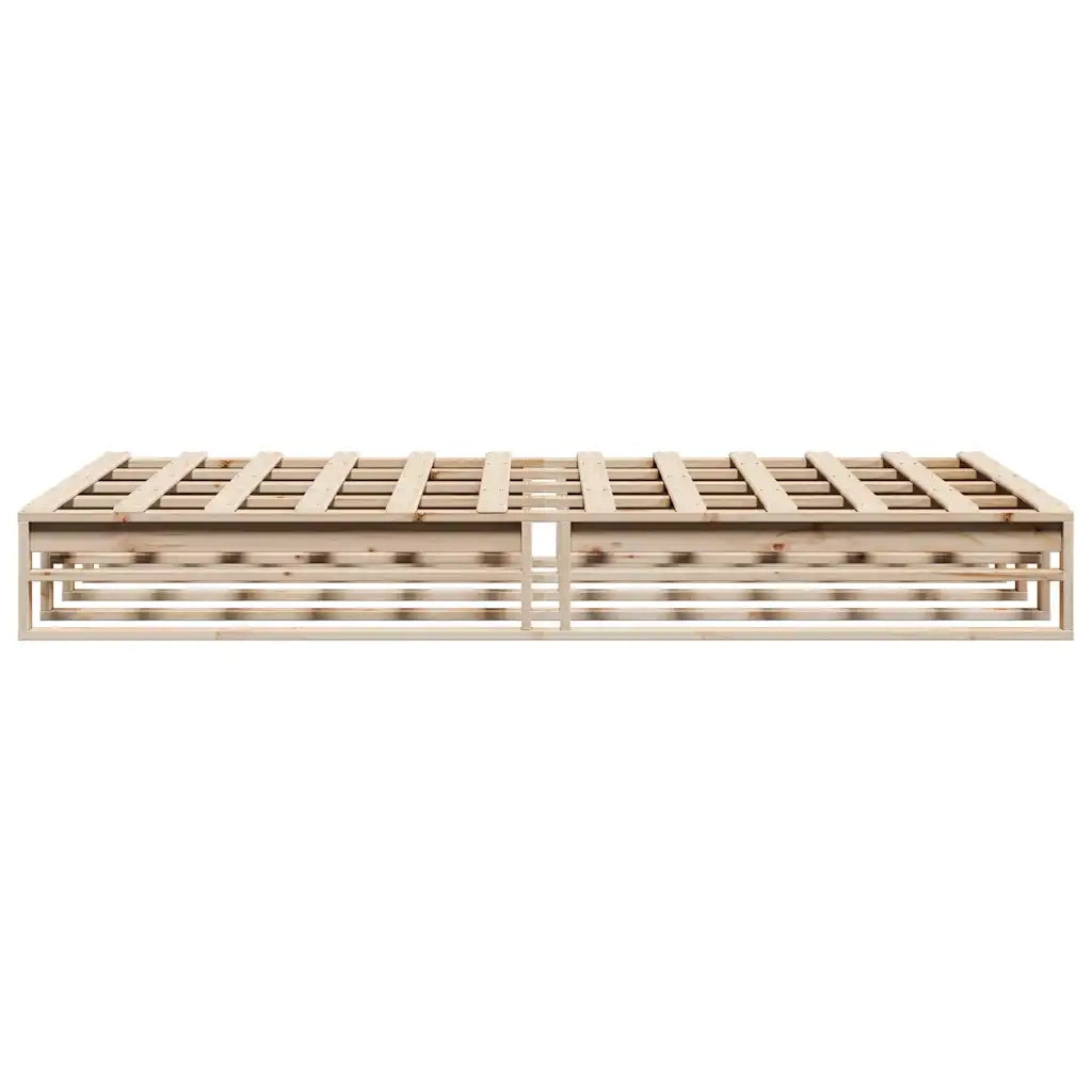 Letto senza Materasso 120x190 cm in Legno Massello di Pino 850863