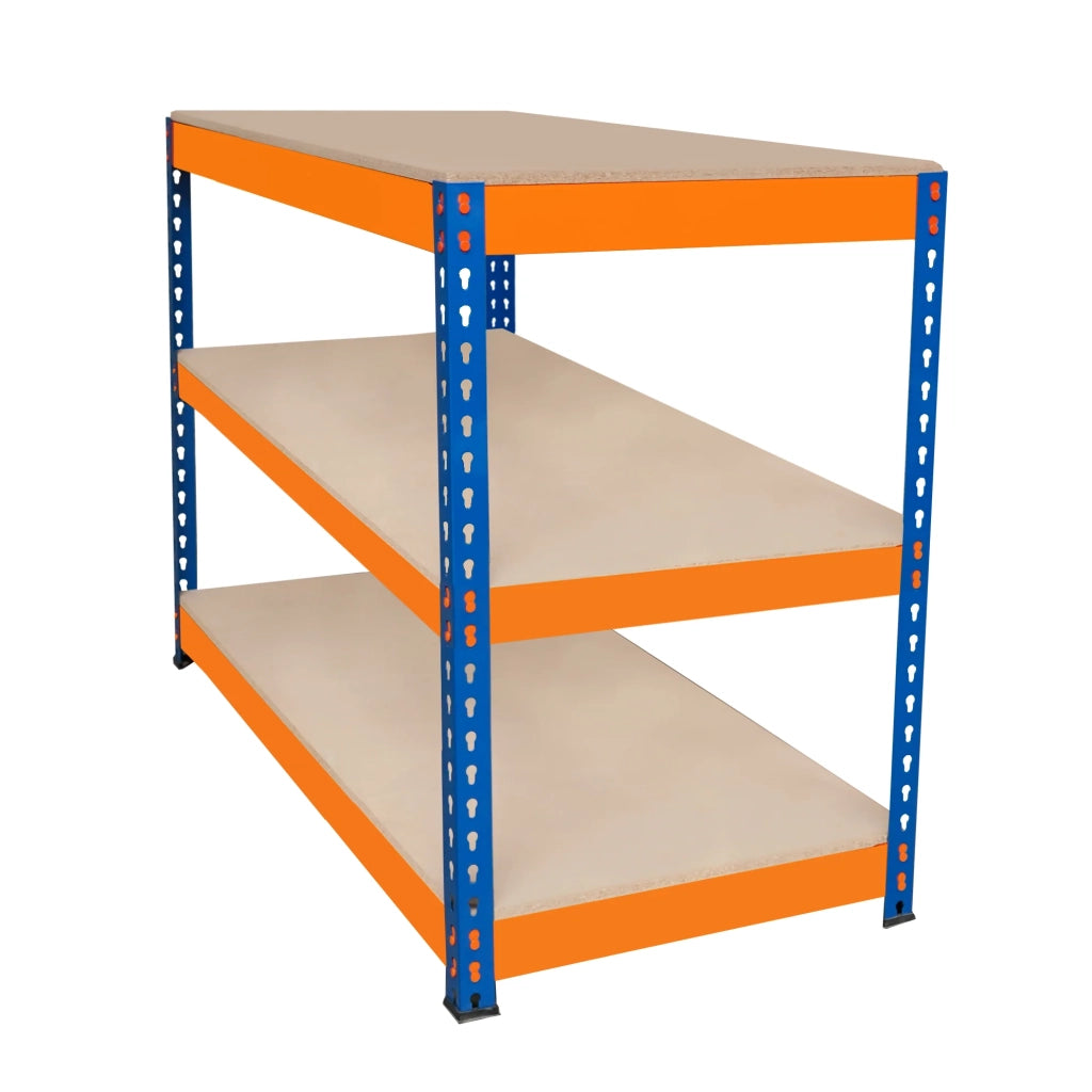 Banco da Lavoro a 3 Ripiani S-Rax - Postazione di lavoro 300kg - 120x60x90cm