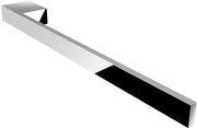 Supporto asciugamano minimalista - design elegante - 1 pezzo - alluminio - 400 mm
