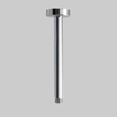 BRACCIO DOCCIA VERTICALE TONDO  1/2 cm 30 in Ottone     MADE IN ITALY