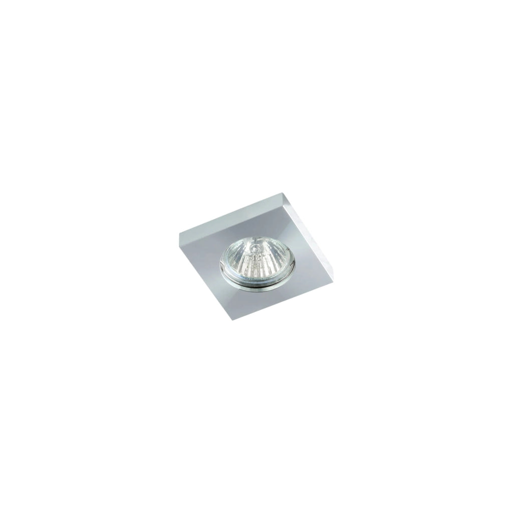 Faretto da incasso Italux Fuore quadrato satinato G4-35W