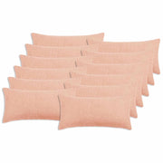 Federa 12 pcs HEERLEN Rosa 40 x 80 cm Bouclé 909945