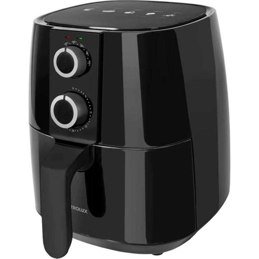 Trade Shop - Friggitrice Ad Aria 3,8lt 1450w Manopola Timer Termostato Regolabile Piedini Anti-scivolo -