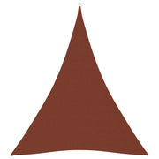 Vela ombreggiante/ombrellone triangolare 3 x 4 x 4 m in tessuto oxford color terracotta 02_0009841