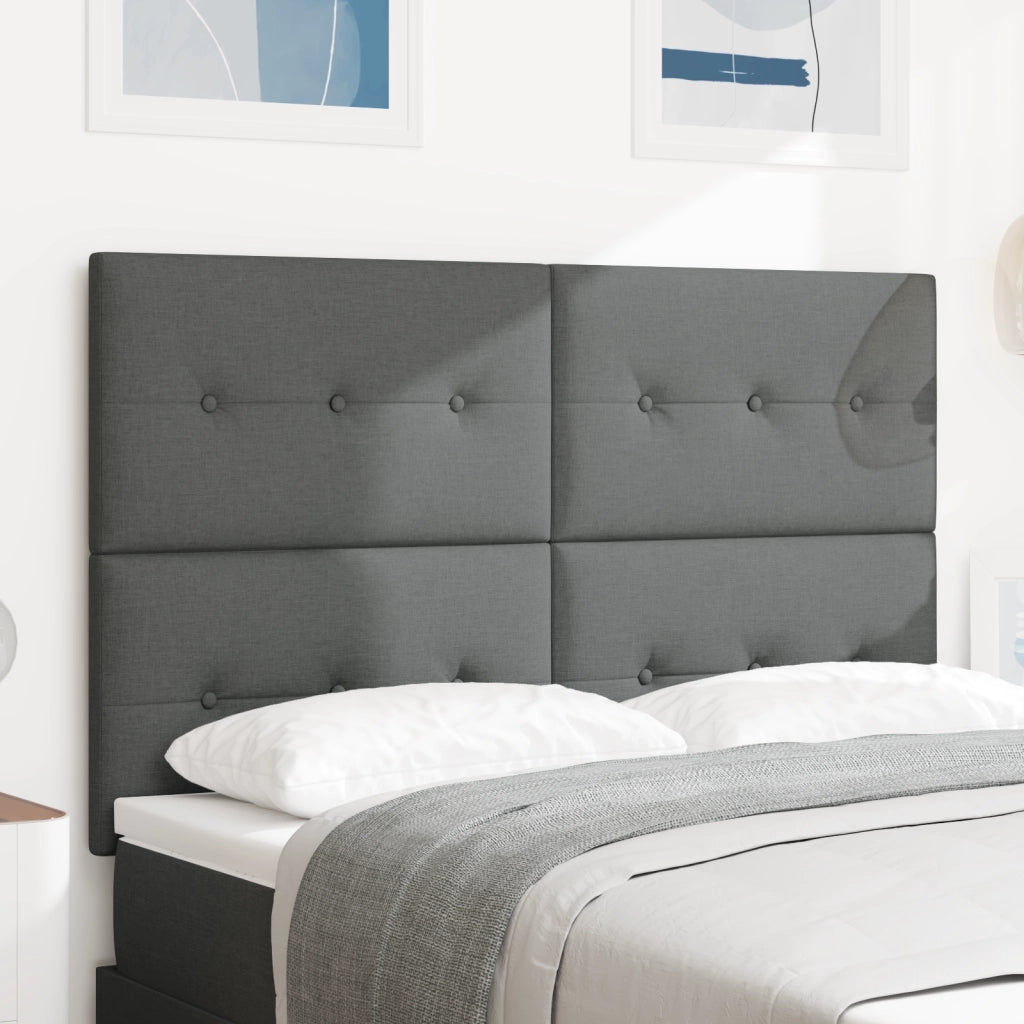 Testata LED  Grigio Scuro 72 cm Tessuto