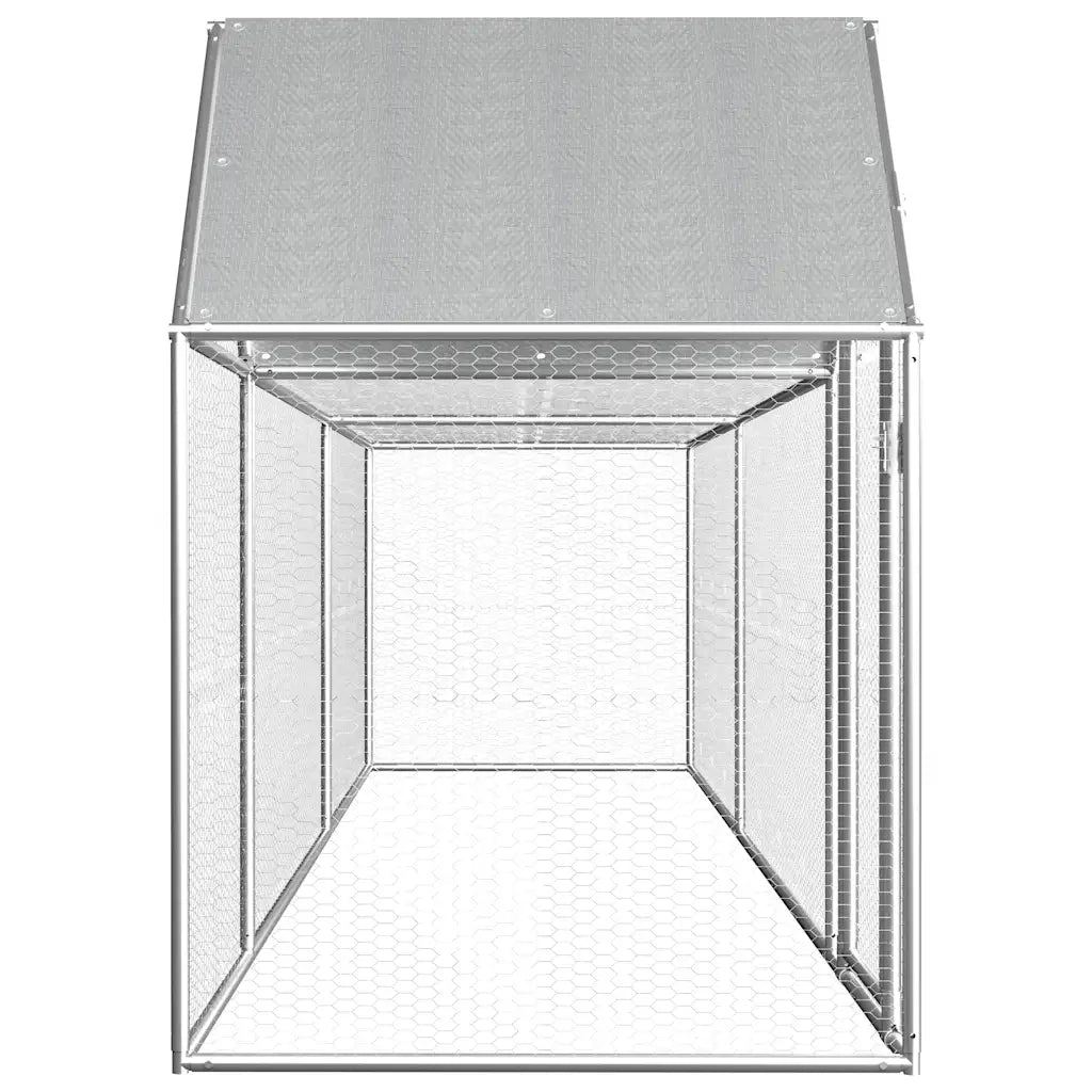 Pollaio 5x1x1,5 m in Acciaio Zincato CFW7162474