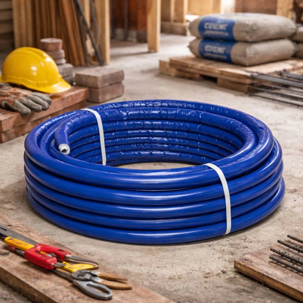 Tubo multistrato blu per impianti idrotermosanitari di alta qualità *** diametro 20 millimetri, lunghezza metri 10, ...