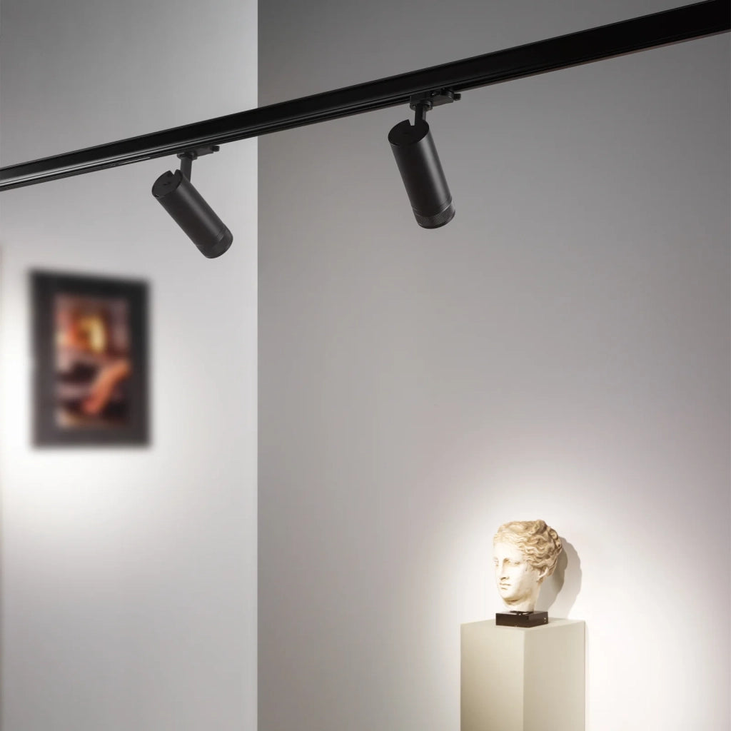 Faretto A Binario Eos 1 Luce Led Integrato Nero 15W 3000K Ip20