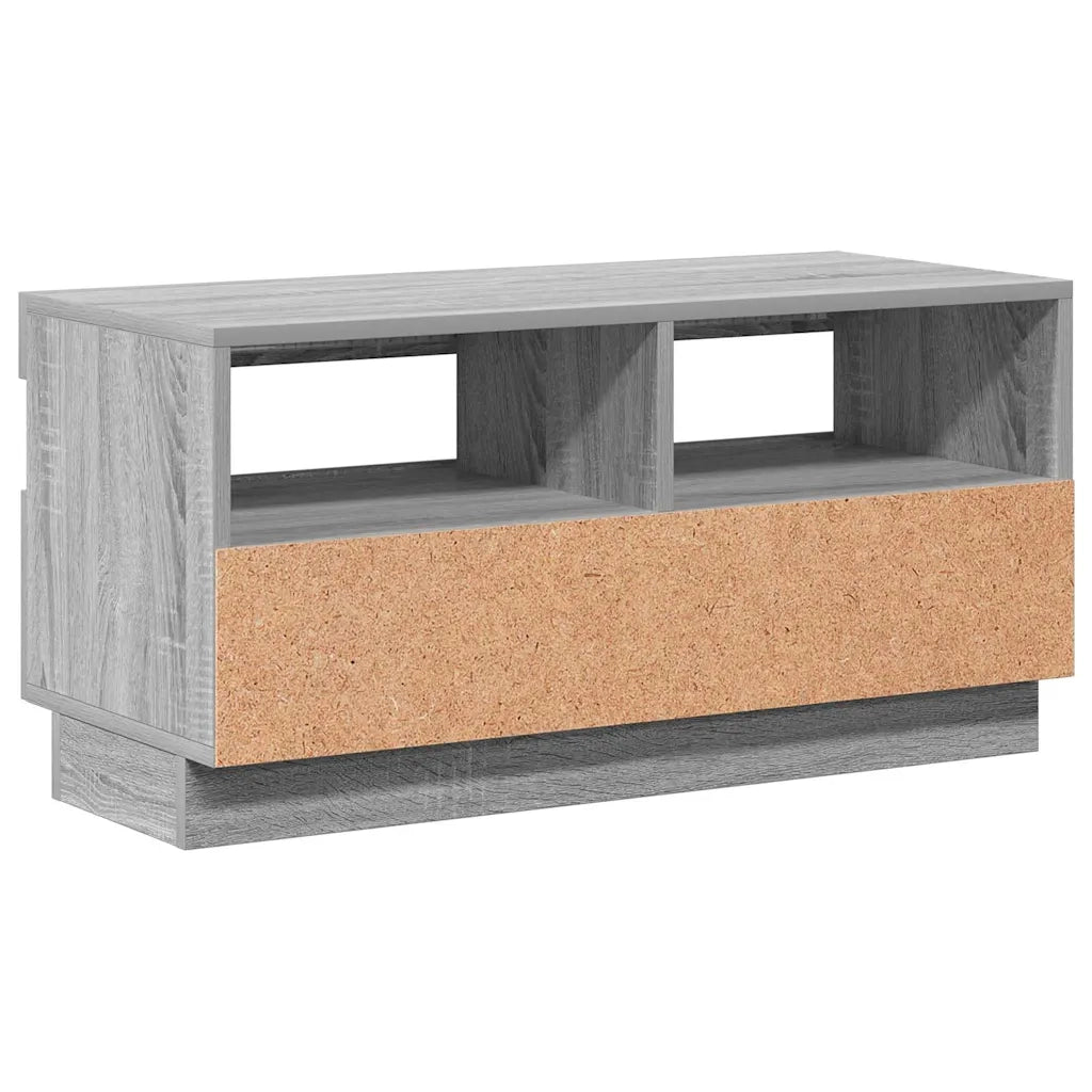 Mobile Porta TV con Luci LED Grigio Sonoma 80x35x40 cm cod mxl 10141