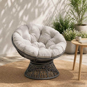Cuscino per Sedia Appesa VIANEN 100% Poliestere Bianco 953989